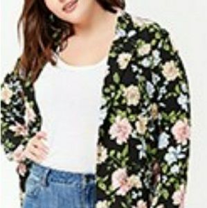 Forever 21 Floral Blazer